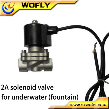 Shut off Stainless Steel 1/2 Normally closed 24VDC underwater solenoid valve